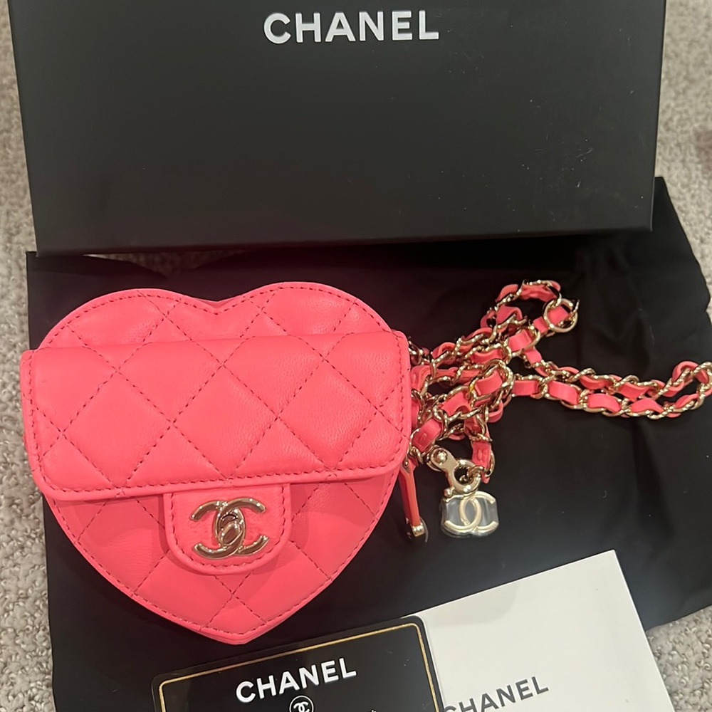 Chanel heart belt bag